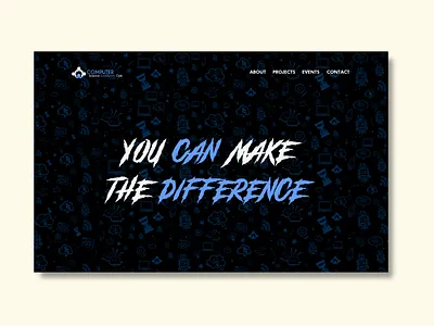 Gaming style website | cscc club website club community landingpage motivation motivational ui webdesign website