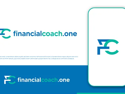 Financialcoach.one branding coach logo creativelogo design finance finance logo fiverr freelancer graphic design illustration illustrator logo logoexcellent minimal typography ui upwork