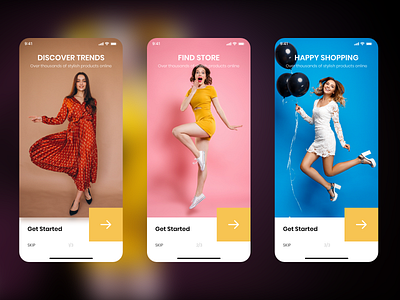 Zeeba Ecommerce OnBoarding app colourful design ecommerce fashion ios mobile app mobile ui onboard onboarding onboarding screen onboarding screens onboarding ui online shop online shopping online store store app ui uidesign ux