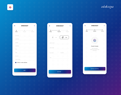 checkout page design app app design application branding design landing page logo typography ui ux