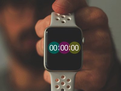 Countdown Timer apple watch dailyui dailyuichallenge motion design uidesign