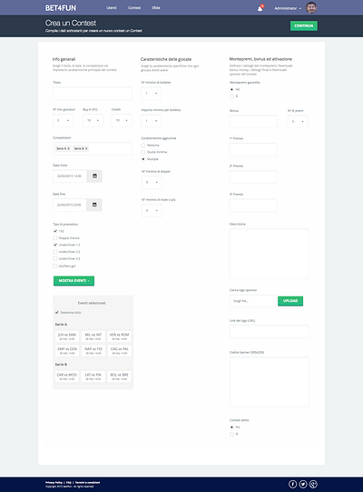 Admin panel admin backend