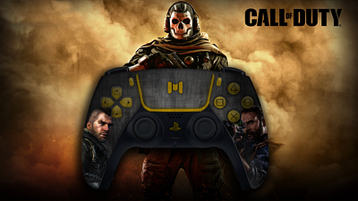 Call of Duty: Mobile Themed Controller. adobe photoshop controller gaming joystick playstation ps5