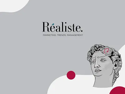 Réaliste art work branding illustration logo logo design marketing agency