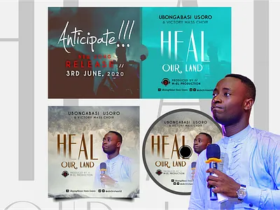 Heal Our Land Cover Art Design branding design illustration vector