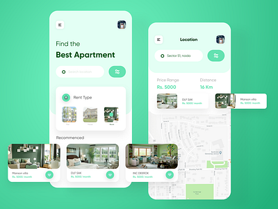 App Design Real estate app app design application design graphic design illustration landing page mobile app mobile app design mobile ui real estate realestate ui ux