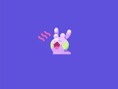 Goomy art blob blue clean design flat goomy green illustration illustrator minimal pokemon red slime vector violet