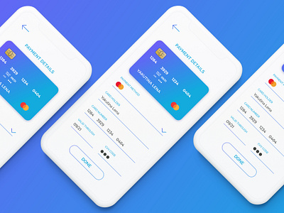 Credit Card Checkout app application credit card checkout dailyui design ios ios app design ui ux