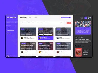 CONSCRIPTS Gaming Platform esport esport website esports finder friends friendship game game website games gaming gaming website ui ui ux ui design uidesign web design website wordpress wordpress theme