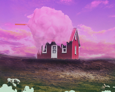 Cotton Candy background background design photo editing photo manipulation photoshop poster design surreal wallpaper wallpaper design