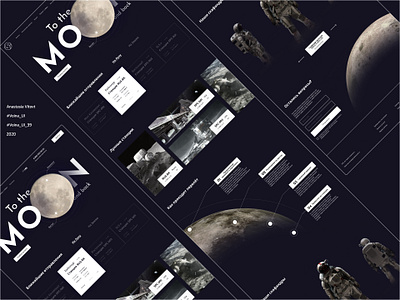 Ticket to the moon service booking concept creativity daily inspiration interaction minimal moon service space ticket travel ui uidesign uiux ux uxui web design website