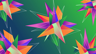 Abstract Crystal Green abstract background background design design illustration poster poster design vector wallpaper wallpaper design