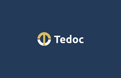 Tedoc brand identity branding flat logo logo design logotype minimal symbol