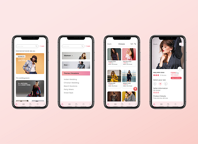 Fashion Rental clothing design fashion fashion app fashion illustration fashion ui interaction interface mobile mobile app mobile app design mobile ui rental ui ui design uidesign uiux