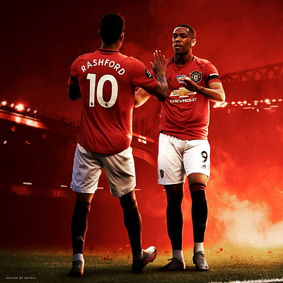 MARTIAL x RASHFORD anthony martial art composting creative creative design digital art digital imaging football football club football design football flyer football poster illustration manchester united manchester united art marcus rashford photo manipulation photoshop photoshop art retouch