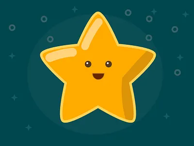 Cute Little Star affinity art affinity designer cute star illustration kawaii kawaii star small star star vector art vector artist vector illustration vector star