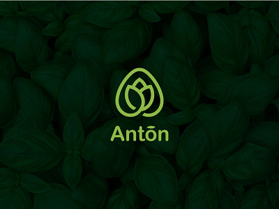organic food logo design graphic design green logo letter a logo logo logo design plant logo restaurant logo