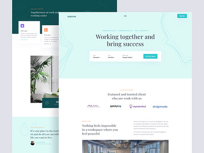 Co-Working Space 2020 trend app design branding branding agency co working co working space co working space creative design design design app dribbble dribbble invite landing page mobile app office space product design project realstate trendy design webdesign