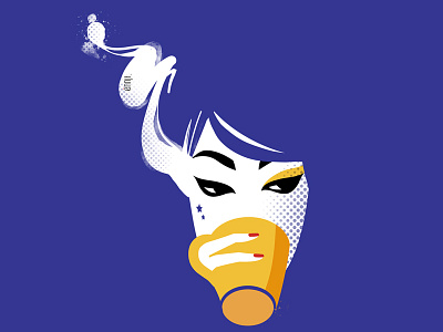 Ennji65 D artdirection beauty chic elegant fashion fashion illustration flatdesign graphic illustrator minimalist portrait style vector vectorillustration ënnji