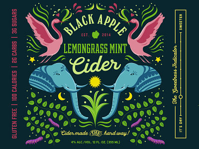 Cider Label Concept can design can design concept catepillars cider cider can concept logo concepts cranes elephants label concept lemongrass logo design mint product label product label design swans