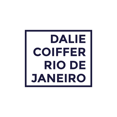 dalie coiffer rio de janeiro branding design illustrator logo logodesign