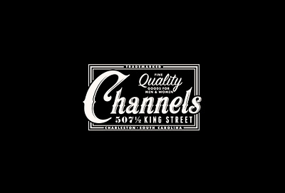 Channels Badge badge badge design branding charleston clean design graphic design quality store vector vintage