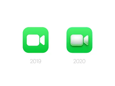 FaceTime Icon（macOS Big Sur） freebie icon mac os mockup psd os x photoshop ui wwdc zklm0000