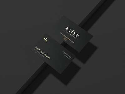 Brand Identity Card black brand businesscard elegant idenity logo luxury minimal ux