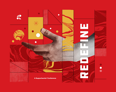 Redefine Artboard conference hand red vibe