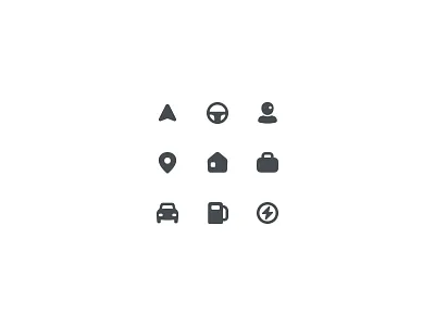 Icon exploration car charger cute flat gui home icon icons iconset maps office poi streeingwheel ui vector vehicles