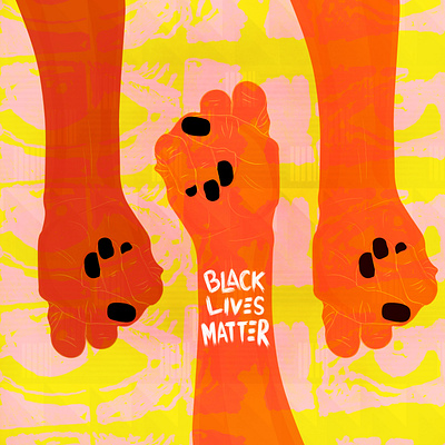 Black Lives Matter animation design doodle flat illustration minimal procreate procreate art typography vector