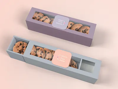 Cookies box cakeshop packaging