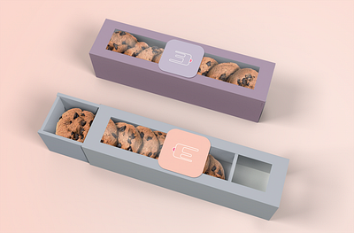 Cookies box cakeshop packaging