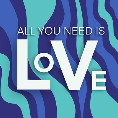 All You Need is Love graphicdesign illustration inspiration procreate typography