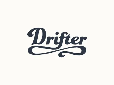Drifter Surf Script logo custom type drifter handlettering illustration logo script surf typographic logo typography