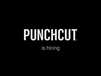 Punchcut is Hiring animation design designers hiring illustration job listing jobs motion vector