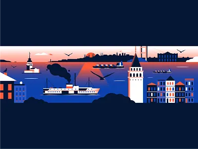 Design Anthology / Istanbul anthology bosphorus city design editorial editorial layout ferryboat galata iron maiden istanbul landscape magazine tower turkey