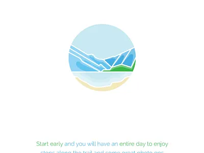 Mt. Katahdin from Chimney Pond backpack campground flat graphicdesign hike hiking illustration logo logodesign logonew logos minimalist mount mountain logo mountains nature pond trip vector wild