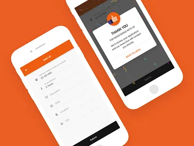 Signup 999watt branding design design studio india interface orange ux