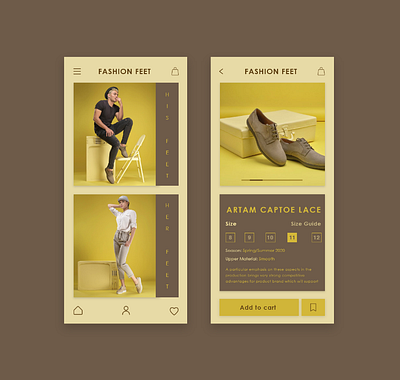 F A S H I O N F E E T _ Ui Design branding daniellee design fashionfeet ui ux website