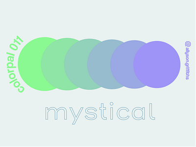 Mystical Daily Color Palette color palette color schemes color swatch colorpalette colorscheme design illustration illustrator typography vector