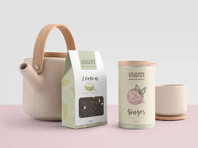 Unison - herbal tea collection branding graphic design packaging design tea