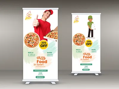 Roll up banner design best design billboard branding business card corporate branding corporate identity corporate rollupp b anner flyer design redesign restaurant restaurant branding restaurant logo rollup banner rollup banner design web banner web banner ad web banners