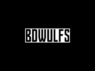 BDWULFS branding esports esports logo font design gamers gaming gaming logo logo design mascot design mascot logo streamer logo streamers team logo type art type design typography wolf wolf logo wolfs wolves