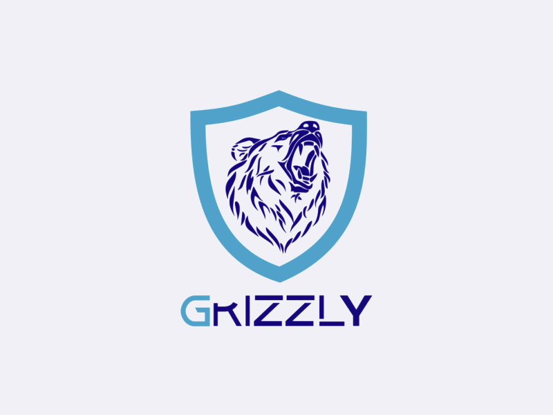 Grizzly 2d animation ae after effects animation animated gif animated logo animation flat logo grizzly lion logo animation motion animation shape animation shape layers shield