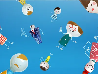 KPMG: Portrait of Purpose character illustration motion graphics stopmotion storyboard styleframe