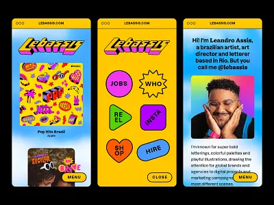 LEBASSIS.COM illustration lettering portfolio site website websites