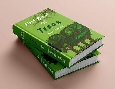 1st book of trees adobe illustrator adobe photoshop book cover design