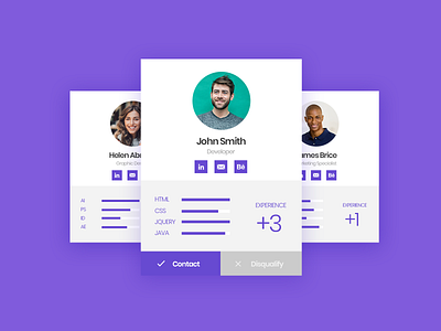 Talent Agency Candidates app branding design ui ux web