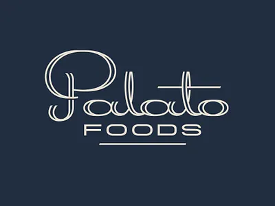 Palato Foods branding design food graphic design illustration lettering logo packaging script typography